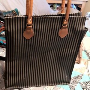 Striped tote bag!